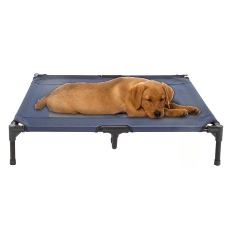 PET ADOBE Pet Adobe Steel Frame Elevated Dog Bed - Navy 118623BOK